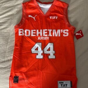Puma Boeheim's Army Orange Basketball Jersey
